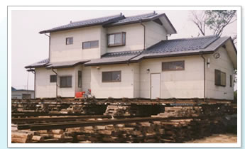 区画整理に伴う建物移動